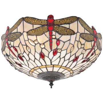 Endon DRAGONFLY BEIGE 70723 Deckenleuchte 2x60W/E27 IP20