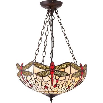 Endon DRAGONFLY BEIGE 70759 Pendelleuchte 3x60W/E27 IP20