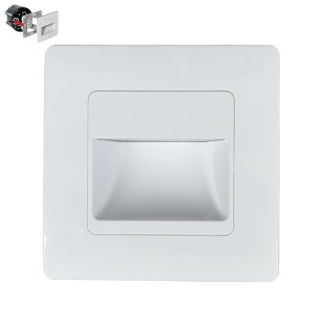 Prezent STEP LIGHT SINGLE VERSION 70409 Einbau-Treppenleuchte 1x1W/LED 95lm IP20