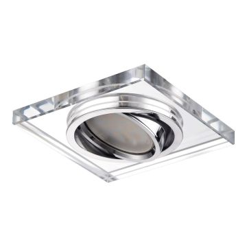 Prezent ELEGANT GLASS MOVABLE 71053 Einbau-Downlight 1x50W/GU10 IP20