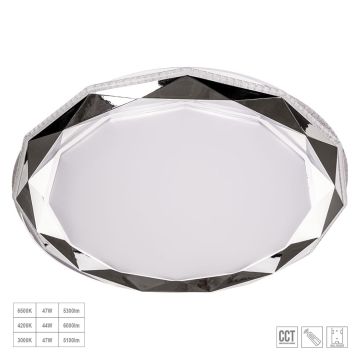 Prezent ZAO 71336 Deckenleuchte 1x47W/LED 3550lm IP20
