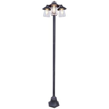 Lutec CATE 7264230213 Laterne 3x60w/e27 ip44