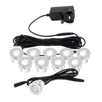 Endon KIOS 2 75530 Einfahrtbeleuchtung 10x0,45W/LED 6500K 80LM IP44