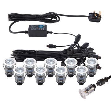 Endon IKONPRO CCT 76615 Einfahrtbeleuchtung 10x0,75W/LED 6500K/20000 120LM IP67