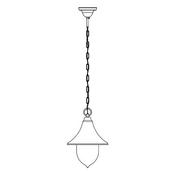 Norlys FIRENZE 800A/W Pendelleuchte 1x9W/E27 IP54