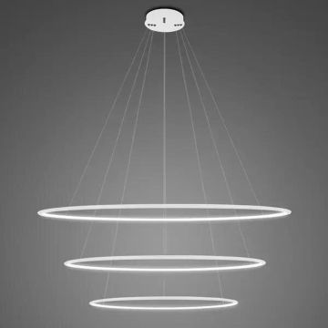 Altavola Design Ledowe okręgi LA075/P_100_in_4k_white Pendelleuchte 3x130W/LED 4000K 8970lm IP44