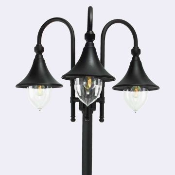 Norlys FIRENZE 830B Laterne 3x9W/E27 IP54