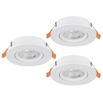 Eglo BARRANCO 902262 Einbau-Downlight 3x4.5W/LED 2700K, 4000K, 6500K 3X450lm ip20