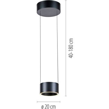 Paul Neuhaus PURE CLIPSE 2471-15 Pendelleuchte 2x5W/LED 2200-5000k 250lm ip20