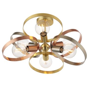 Endon HOOP 91935 Deckenlampe 6x40W/E27 IP20