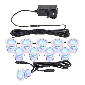 Endon KIOS 2 94422 Einfahrtbeleuchtung 10x0.45W IP44