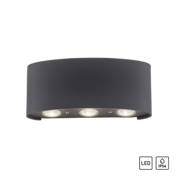 Paul Neuhaus CARLO 9488-13 Wandleuchte 6x0,8W/LED 3000K 510LM IP54