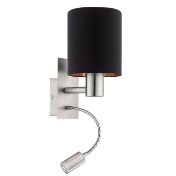Eglo PASTERI 96483 Wandleuchte 1x40W/E27 + 1X3,5W/LED 380LM