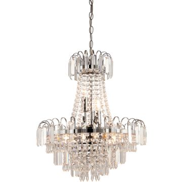 Endon AMADIS 96826-CH Pendelleuchte 6x40W/E14 IP20