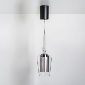 Zuma Line TAGNA 251010-SM Pendelleuchte 1x6W/Led 3000K 150lm IP20