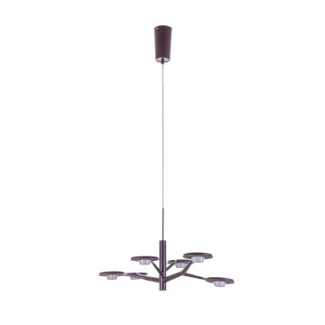 Italux KRESYDA AD16014-6B DARK COFFEE Pendelleuchte 6x3,6W/LED IP20