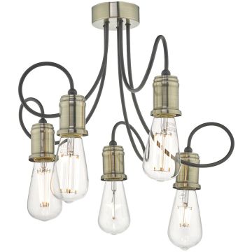 Dar Lighting ALZBET ALZ5475 Deckenlampe 5x60W/E27