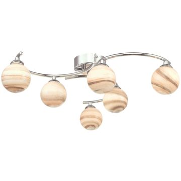 Dar Lighting ATIYA ATI6450-07 Deckenlampe 6x40W/G9