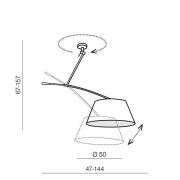 AZzardo BARCELONA LAMPBODY AZ2288 Aufhängung 1x60W/E27 IP20