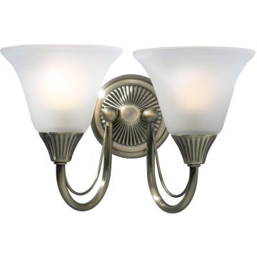 Dar Lighting BOSTON BOS09 Wandleuchte 2x60W/E14