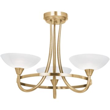 Endon CAGNEY CAGNEY-3AB Deckenlampe 3x33W/G9 IP20