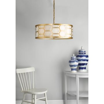 Dar Lighting EPSTEIN EPS0412 Pendelleuchte 4x60W/E27