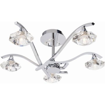 Endon LANGELLA LANGELLA-5CH Deckenlampe 5x33W/G9 IP20