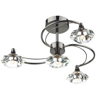 Dar Lighting LUTHER LUT0467 Deckenlampe 4x40W/G9