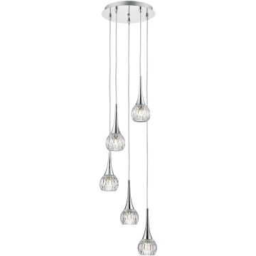 Dar Lighting LYALL LYA0550 Pendelleuchte 5x40W/G9