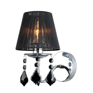 Italux CORNELIA MBM-2572/1 BK Wandleuchte 1x40W/E14