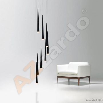 AZzardo STYLO AZ0161 Pendelleuchte 8x40W/G9