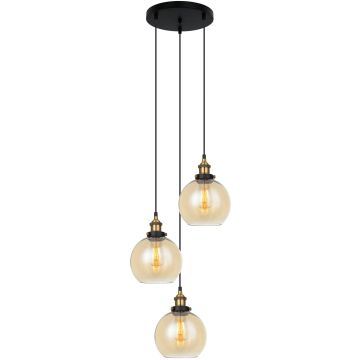 Italux CARDENA MDM-4330-3-GD+AMB Pendelleuchte 3x40W/E27 IP20