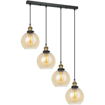 Italux CARDENA MDM-4330-4-GD+AMB Pendelleuchte 4x40W/E27 IP20