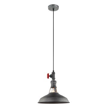 Italux GARIBALDO MDM-2781_1 GR_BK Pendelleuchte 1x60W/E27 IP20