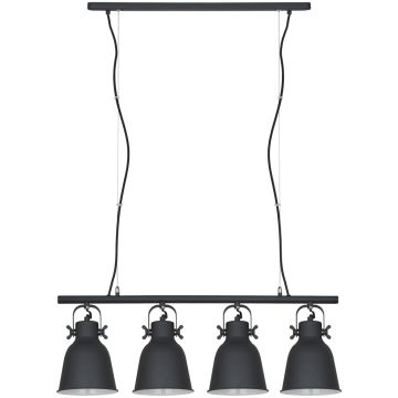 Italux LAVARE MD-HN82608-4-BK+WH Pendelleuchte 4x40W/E27 IP20