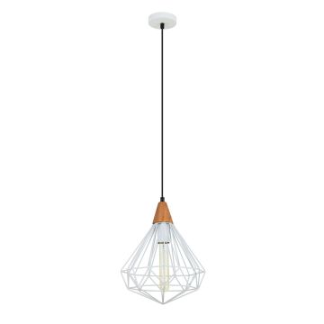 Italux MAELLE MDM-2591/1S WH Pendelleuchte 1x60W/E27 IP20