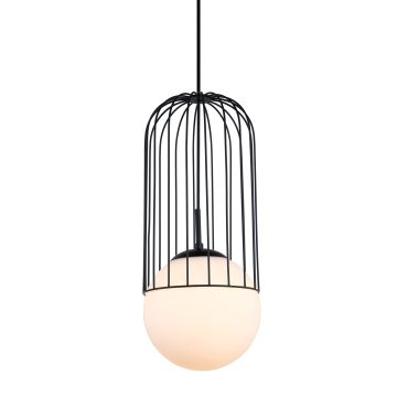Italux MATTY MDM-3940/1 BK Pendelleuchte 1x40W/E27 IP20
