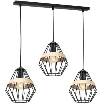 Milagro CLIFF BLACK MLP5525 Pendelleuchte 3x60W/E27 IP20