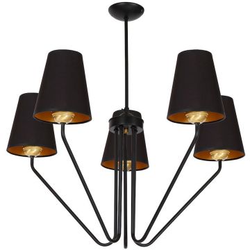 Milagro VICTORIA BLACK MLP4913 Kronleuchter 5x60W/E27 IP20