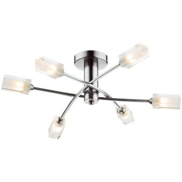 Dar Lighting MORGAN MOR6446 Deckenlampe 6x25W/G9