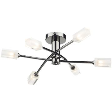 Dar Lighting MORGAN MOR6467 Deckenlampe 6x25W/G9