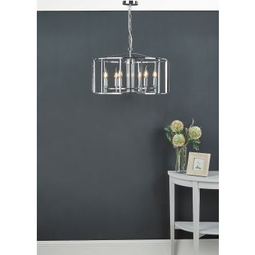 Dar Lighting MYKA MYK0650 Pendelleuchte 6x40W/E14