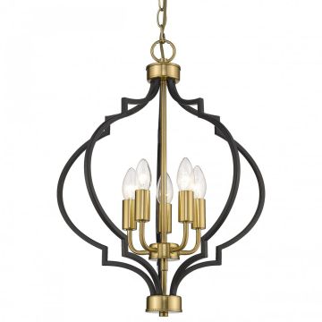 Cosmolight NASHVILLE P05179BK AU Kronleuchter 4x40W/E14 IP20