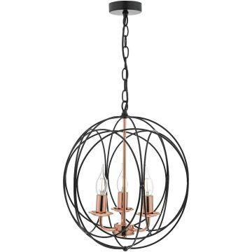 Dar Lighting PHOENIX PHO0322 Pendelleuchte 3x40W/E14 IP20