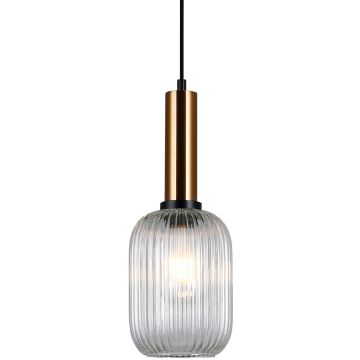 Italux ANTIOLA PND-5588-1M-BRO+CL Pendelleuchte 1x40W/E27 IP20