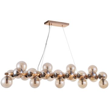 Italux CABELLA PND-5252-A-25-GD-CGN Pendelleuchte 25x28W/G9 IP20