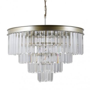 Italux VERDES PND-44372-8-CHMP-GLD Pendelleuchte 8x40W/E14 IP20