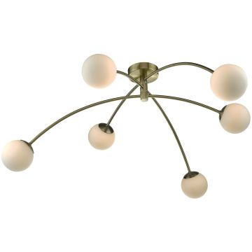 Dar Lighting PUGLIA PUG6475 Deckenlampe 6x20W/G9 IP20