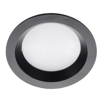 Lumifall SANTOLED SANTOLED 175 CZARNA Einbau-Downlight 1x15W/LED 1200LM IP44