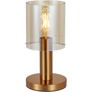 Italux SARDO TB-5581-1-BRO+AMB Tischleuchte 1x40W/E27 IP20